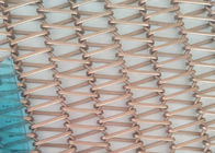Tenda architettonica della maglia del nastro trasportatore del tessuto di Sprial per la decorazione delle costruzioni