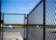 Tessuto rivestito commerciale del recinto del collegamento a catena del PVC per il recinto di sport della scuola