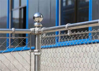 sicurezza d'apertura di Mesh Fence Galvanized For Agriculture del collegamento a catena di 60x60mm