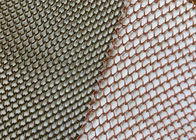 Fletta il decapaggio con acido della maglia metallica del tessuto decorativo dei drappi/il rivestimento ossidazione anodica