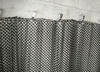 Tenda decorativa della maglia metallica del soffitto dell'hotel, drappi della bobina del metallo ignifugi