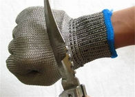 Tagli il guanto resistente della mano della maglia dell'acciaio inossidabile di pugnalata della prova per lavorazione della carne