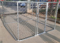 Fossa di scolo inscatolata della gabbia del cane del collegamento a catena di 10x10x6ft con la porta
