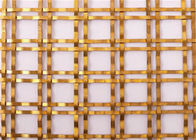 Metallo decorativo tessuto architettonico Mesh For Building Facade Cladding di 0.3mm