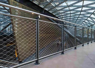 inferriata di Mesh Netting For Elevated Walkway della corda di acciaio inossidabile 7x7 di 2mm