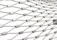 Rete di Mesh Woven Guardrail Protection Net della corda della facciata 70x120mm ss della costruzione