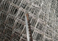 6' su tessuto del recinto del collegamento a catena di forma del diamante con l'installazione del filo spinato