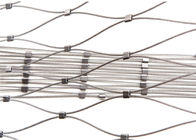 Il tessuto a maglia durevole del cavo metallico dell'acciaio inossidabile, 1.2mm a 3.2mm X tende la maglia del cavo