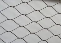 la recinzione della maglia dello zoo dell'acciaio inossidabile del metallo della tigre 7x7 che cattura con la rete la X tende a forma di