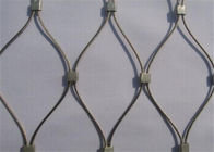 X tenda il cavo tessuto maglia flessibile Webnet del cavo metallico dell'acciaio inossidabile ad alta resistenza