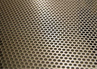 Il metallo perforato decorativo galvanizzato immerso caldo del foro rotondo riveste l'acciaio dolce/acciaio al carbonio di pannelli