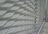 Rete metallica tessuta rivestimento ampliata alluminio decorativo della facciata della maglia metallica