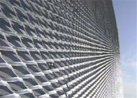 Reticolato tessuto variopinto in espansione della maglia di alluminio decorativa per l'attaccatura di parete esterna