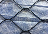 Fletta morbidamente la rete metallica decorativa che recinta, PVC/maglia della corda tessuta nylon