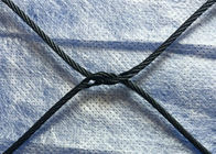 Reticolato decorativo della corda di architettura del puntale della maglia dell'acciaio inossidabile dell'ossido nero