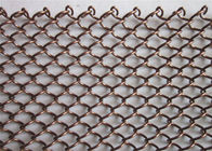 Drappi decorativi variopinti della bobina della maglia metallica, tenda della rete metallica del collegamento a catena