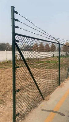 Lo zinco ha ricoperto il tessuto galvanizzato 0,148&quot; del collegamento a catena diametro di cavo 2&quot; X2» 12ft x 50ft