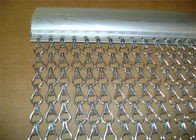 Foro decorativo anodizzato domestico variopinto della maglia metallica 12mm della tenda di porta del collegamento a catena