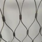 304/316 di 2.0mm Dia Stainless Steel Wire Rope Mesh Hand Woven