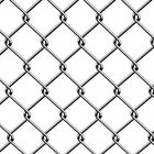Calibro della rete metallica di Zig Zag Shape del recinto del vinile di Diamond Pattern Chain Link Black 6