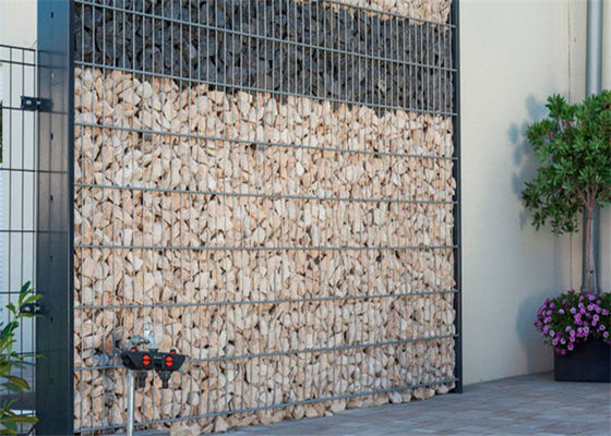 maglia saldata d'apertura dei gabbioni del cavo di 75x75MM per la parete della decorazione del giardino